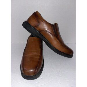 Nun Bush Kore Genuine Leather Loafer Shoe MEN 8 Medium Slip On Gel Soles